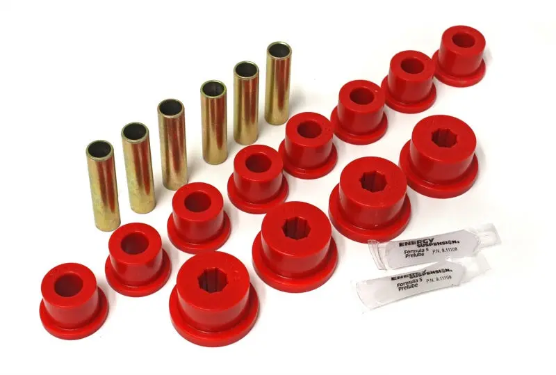 Energy Suspension Polyurethane Spring Bushing Kit – Red, For Suzuki Swift/Swift Sport 1