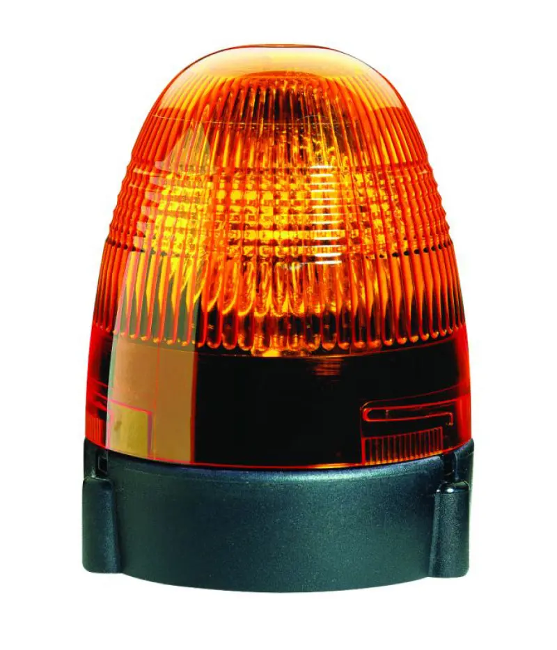 Hella 24V Rotating Warning Lamp — Yellow, Mg24, Dual-Light Model 1