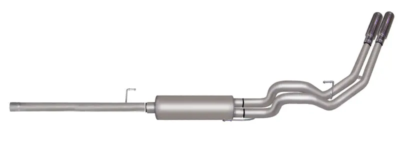 Gibson Cat-Back Dual Exhaust System For 2011–2014 Ford F-150 Svt Raptor 6.2L – 2.5-Inch Stainless Steel Sport Design 1