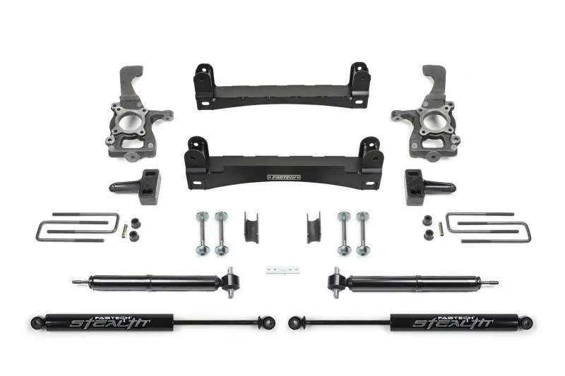 Fabtech 4-Inch Lift System With Rear Stealth Shocks For 2015–2018 Ford F-150 2Wd 1