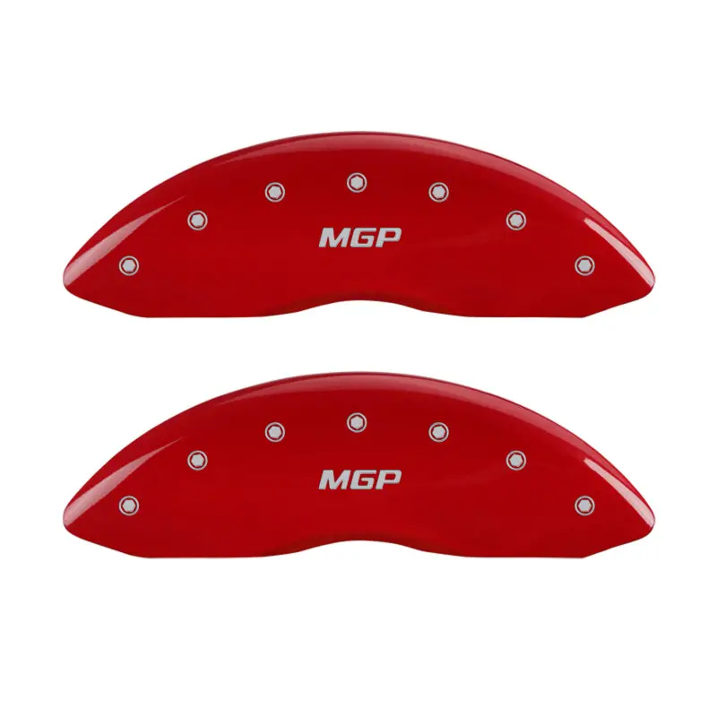 Mgp Engraved Red Caliper Covers – Full Set For Front And Rear Axles 1
