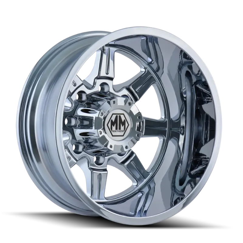 Mayhem Monstir Chrome Rear Wheel – 19.5X6.75, 8X200 Bolt Pattern, -143Mm Offset, 142Mm Hub Bore 1