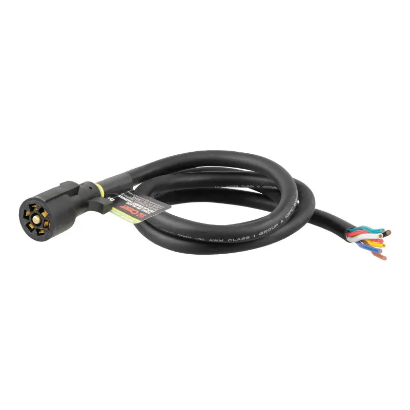 Curt 6-Foot 7-Way Rv Blade Trailer Wiring Harness – Replacement Cable (Trailer End) 1