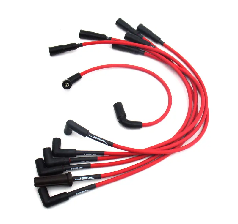 Jba High-Performance Ignition Wires – Red Silicone Jacket, Fits 1996–2003 Gm 4.3L Trucks 1