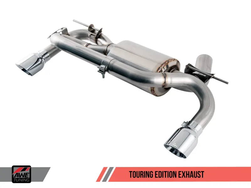 Awe Tuning Touring Edition Axle-Back Exhaust – Bmw F3X 340I W/90Mm Diamond Black Tips 1
