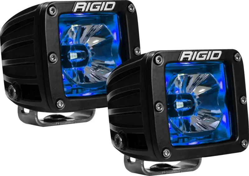 Rigid Industries Radiance Led Pod Lights – Pair With Blue Backlighting 1