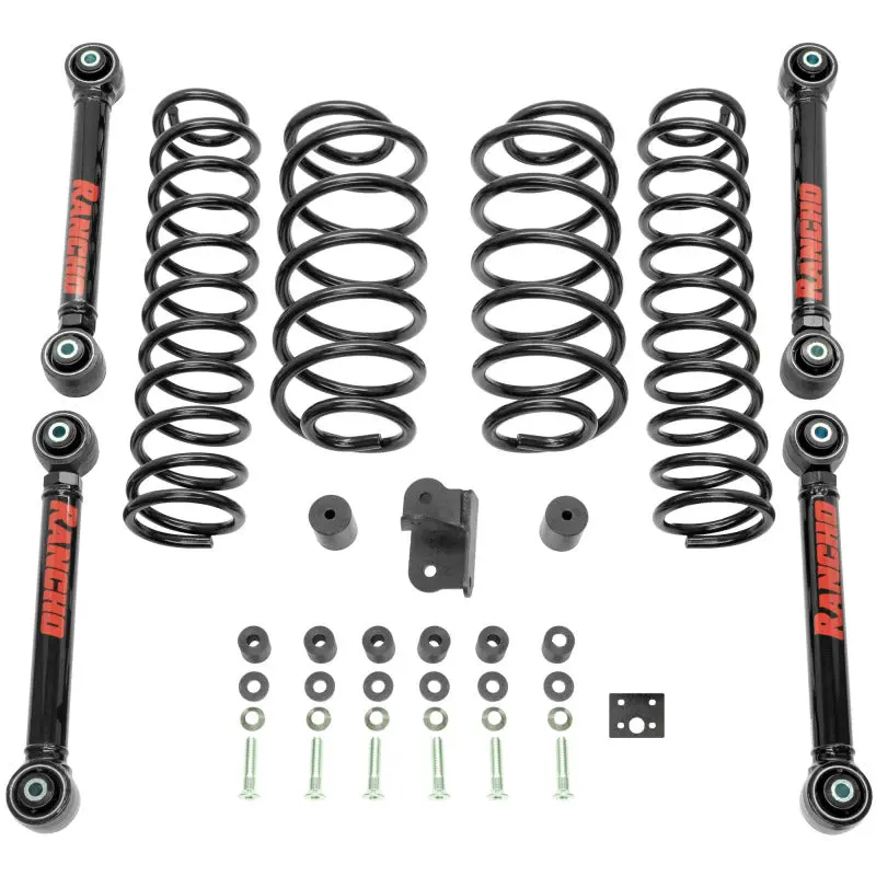 Rancho Rs6503B Front And Rear Suspension Kit For 1997–2006 Jeep Tj – Complete System In One Box 1