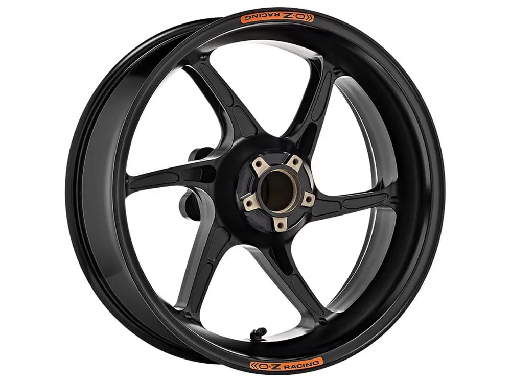 Oz Racing Gass Forged Aluminum 6-Spoke Wheels – Compatible With 2009–2018 Suzuki Gsx-R1000 2