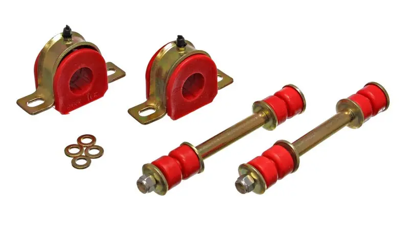 Energy Suspension Complete Front Sway Bar Kit – Red Polyurethane, Fits Gm S-Series & Oldsmobile Bravada 1