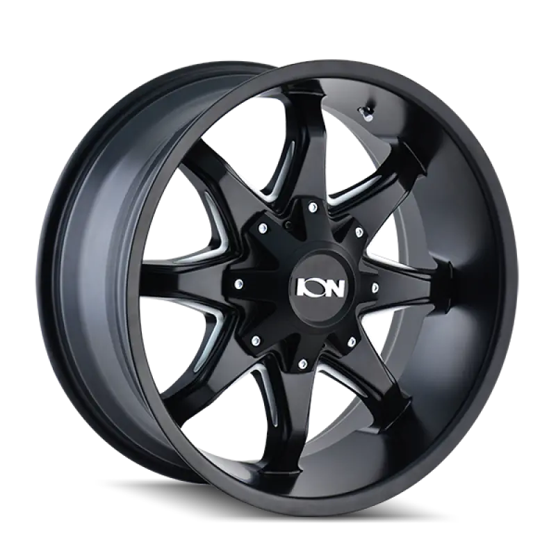 Ion Type 181 Satin Black Wheel – 17X9 Inches, 5X127 Bolt Pattern, 18Mm Offset, 87Mm Hub Bore 1