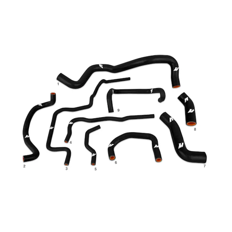 Mishimoto Silicone Hose Kit – Black, Compatible With 1999–2005 Vw Golf 1.8T 1