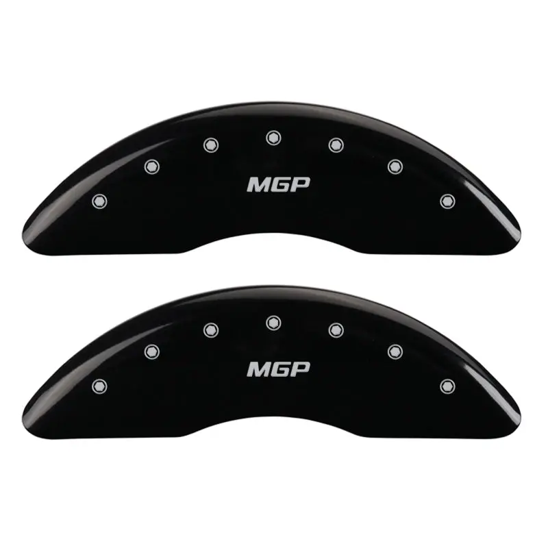 Mgp 4 Caliper Covers Engraved Front & Rear Mgp Black Finish Silver Ch 1