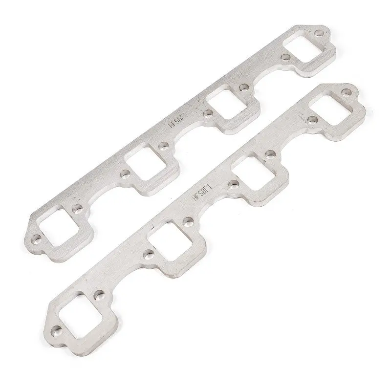Stainless Works Sbf Stock Rectangular Shaped Port 304Ss Exhaust Flanges 1-5/8In Primaries (2In Bp) 1