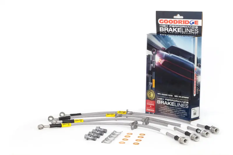 Goodridge 15-16 Subaru Sti (W/ Brembo Calipers) Brake Lines 1