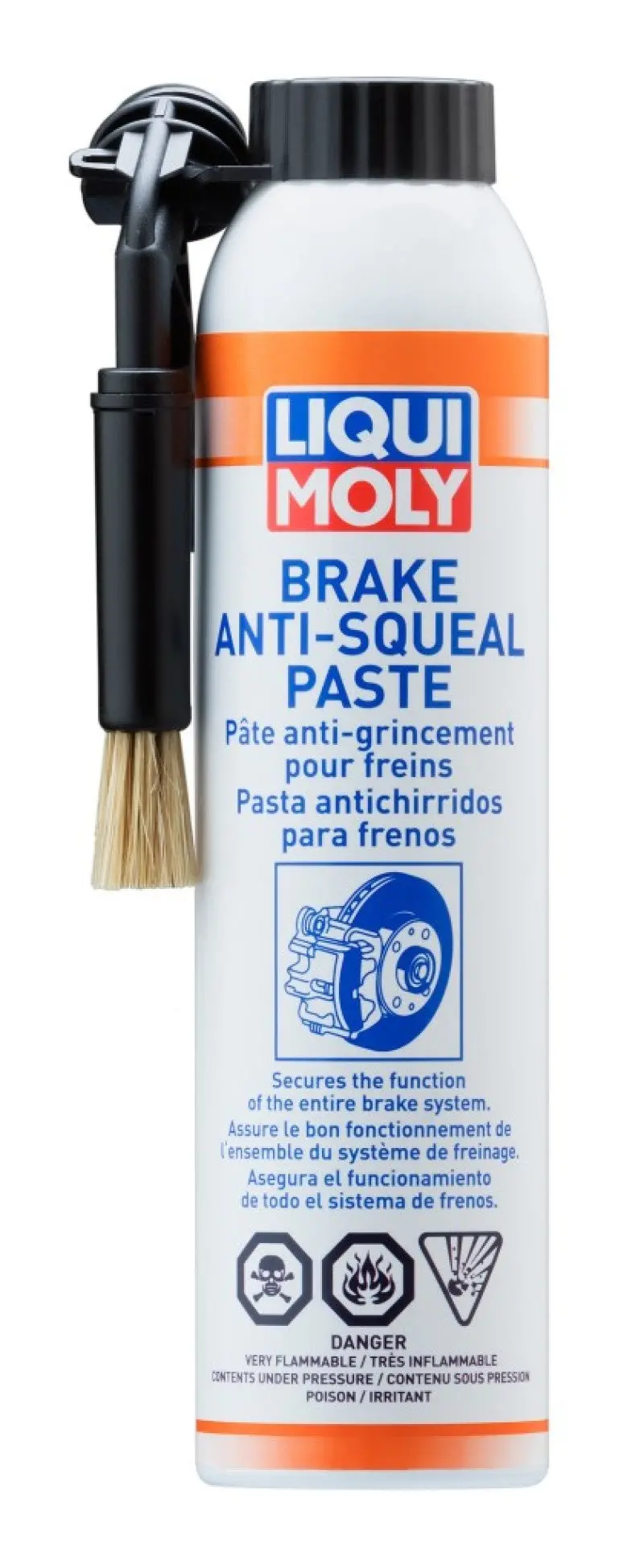Liqui Moly Brake Anti-Squeal Paste – 200 Ml Can With Integrated Brush 1