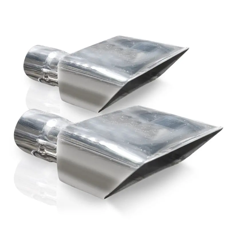 Stainless Works Hot Rod Box Exhaust Tips – 2.5-Inch Inlet Diameter 1