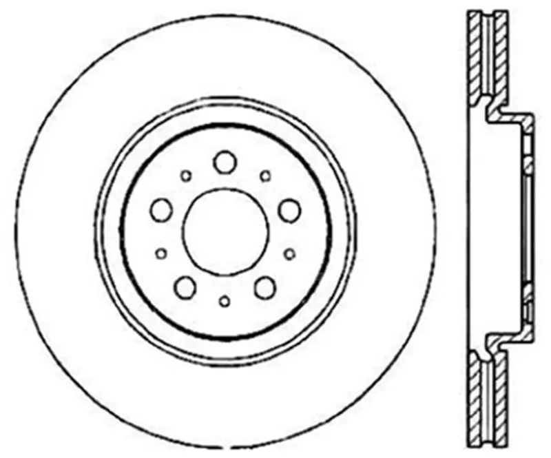 Stoptech Slotted & Drilled Sport Brake Rotor 1
