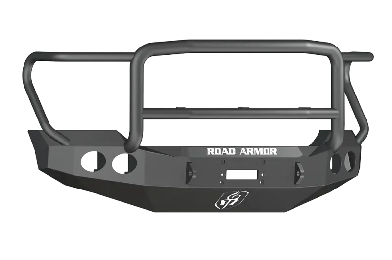 Road Armor Stealth Front Winch Bumper With Lonestar Guard – Textured Black Finish For 2011–2016 Ford F-250 1