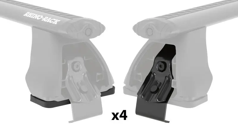 Rhino-Rack 2500 Series Roof Rack Mounting Kit – 4 Pads & 4 Clamps 1